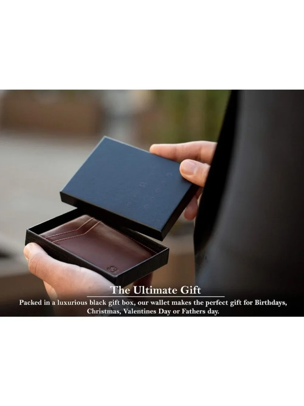 Slim RFID Blocking Money Clip Wallet - Minimalist Front Pocket Card Holder for